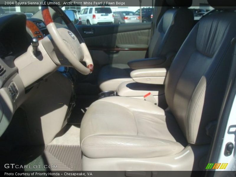 Arctic Frost White Pearl / Fawn Beige 2004 Toyota Sienna XLE Limited