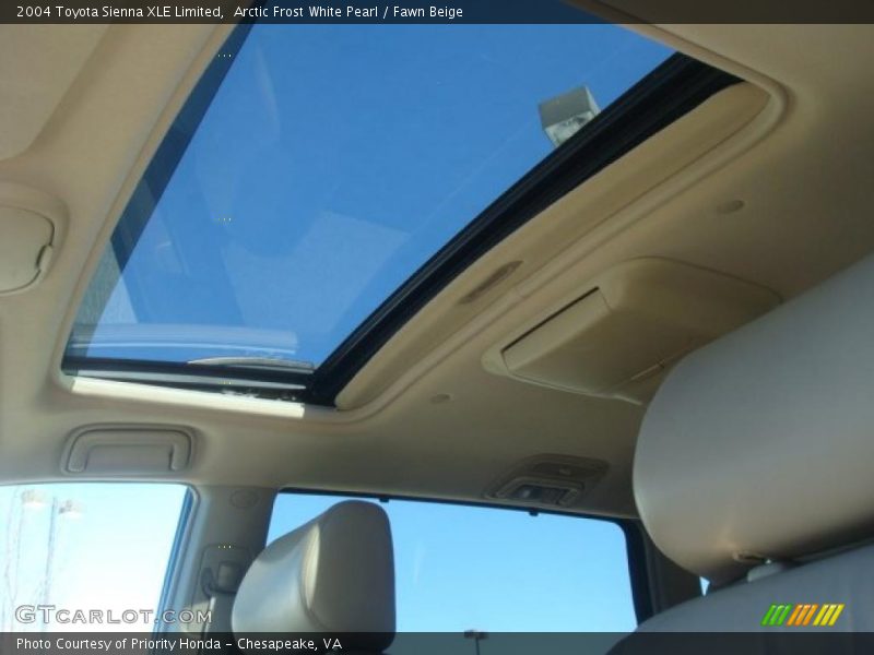 Arctic Frost White Pearl / Fawn Beige 2004 Toyota Sienna XLE Limited