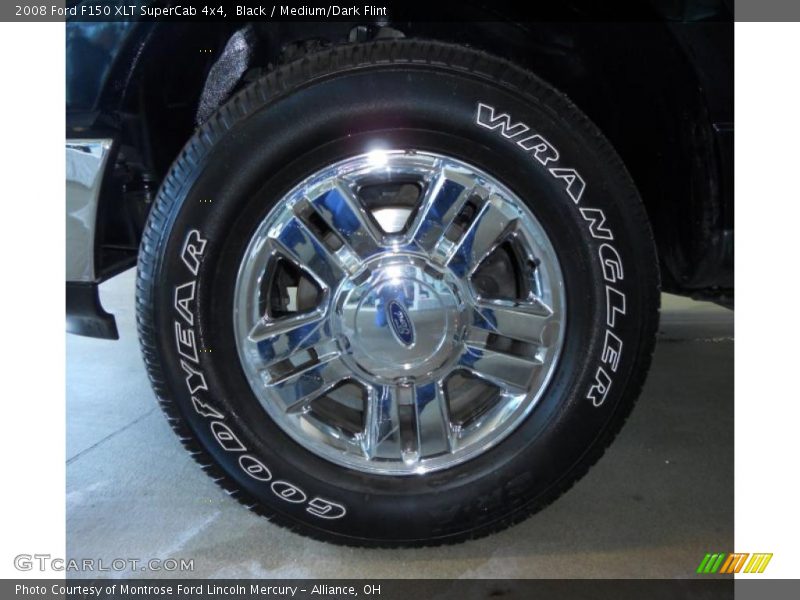 Black / Medium/Dark Flint 2008 Ford F150 XLT SuperCab 4x4