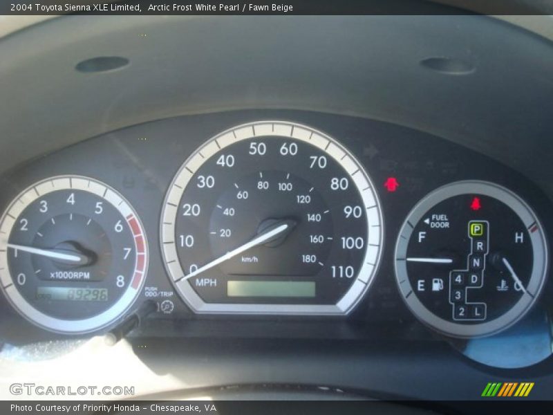 Arctic Frost White Pearl / Fawn Beige 2004 Toyota Sienna XLE Limited