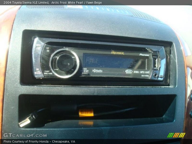 Arctic Frost White Pearl / Fawn Beige 2004 Toyota Sienna XLE Limited