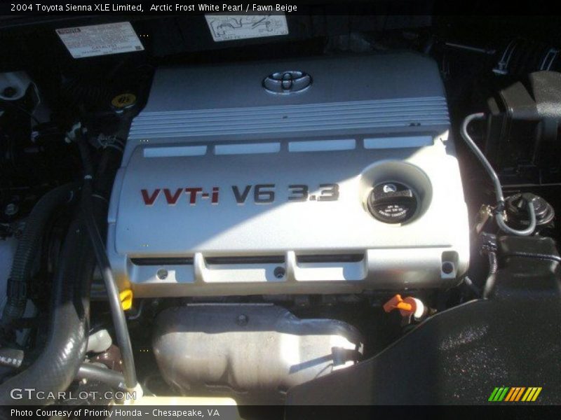 Arctic Frost White Pearl / Fawn Beige 2004 Toyota Sienna XLE Limited