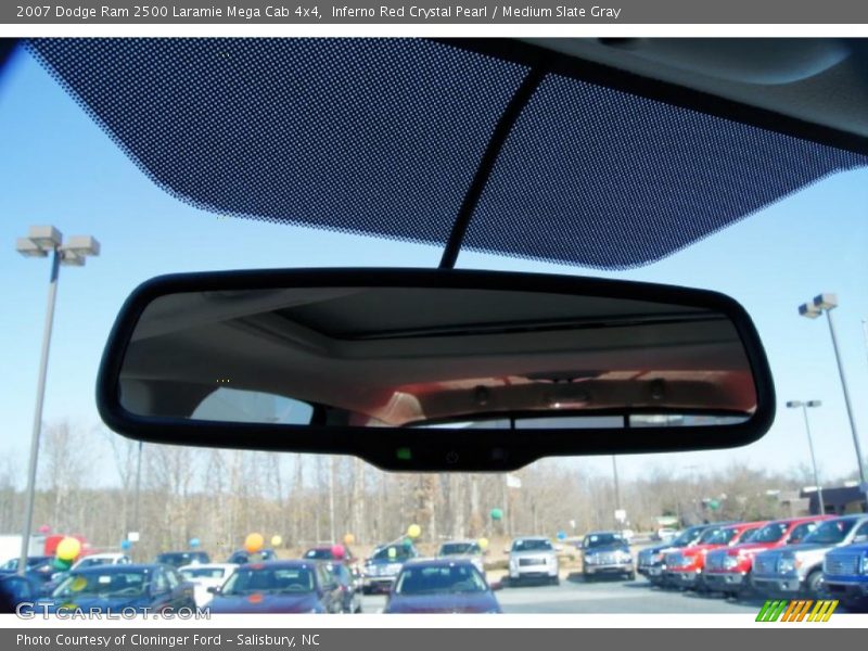 Inferno Red Crystal Pearl / Medium Slate Gray 2007 Dodge Ram 2500 Laramie Mega Cab 4x4