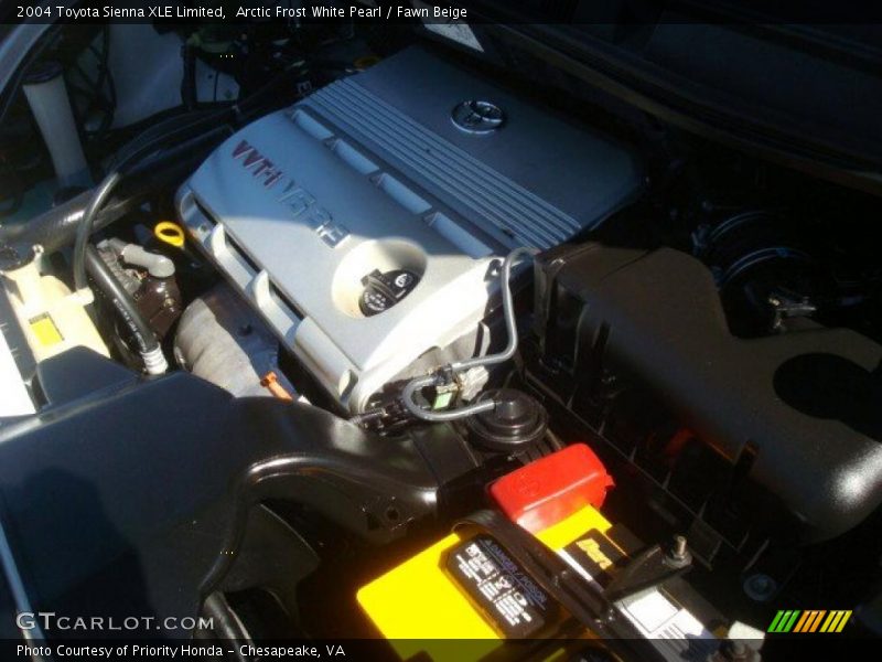 Arctic Frost White Pearl / Fawn Beige 2004 Toyota Sienna XLE Limited