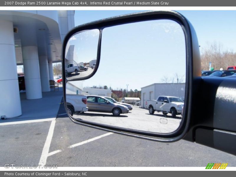 Inferno Red Crystal Pearl / Medium Slate Gray 2007 Dodge Ram 2500 Laramie Mega Cab 4x4