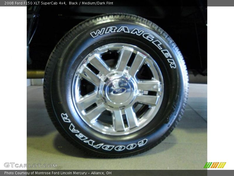 Black / Medium/Dark Flint 2008 Ford F150 XLT SuperCab 4x4