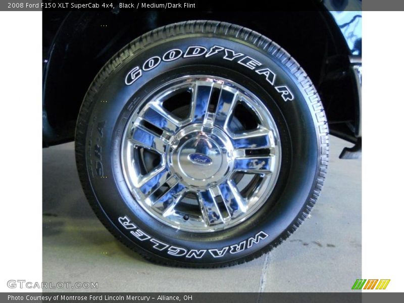Black / Medium/Dark Flint 2008 Ford F150 XLT SuperCab 4x4
