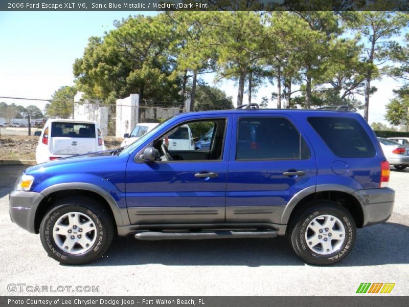 Sonic Blue Metallic / Medium/Dark Flint 2006 Ford Escape XLT V6