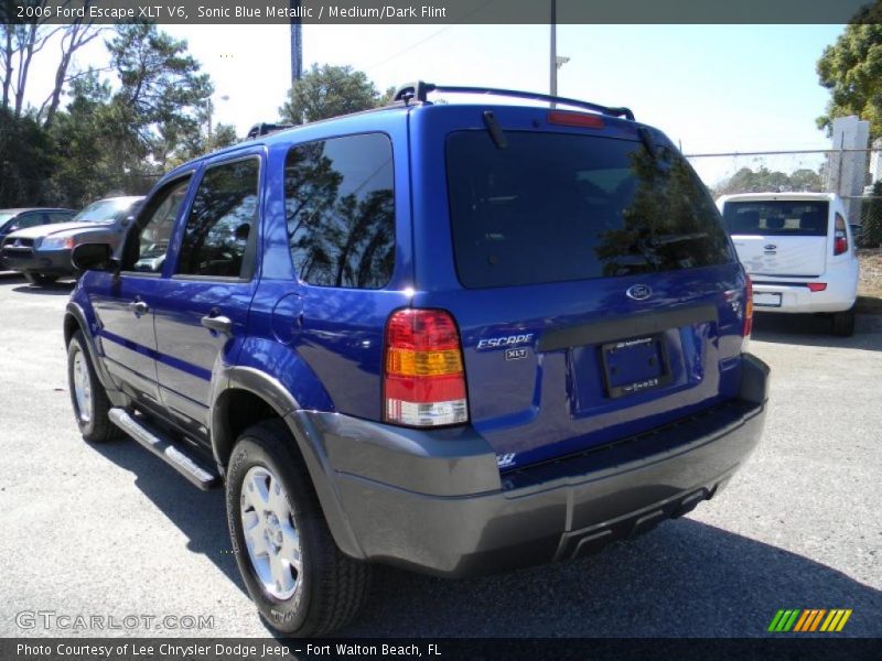 Sonic Blue Metallic / Medium/Dark Flint 2006 Ford Escape XLT V6