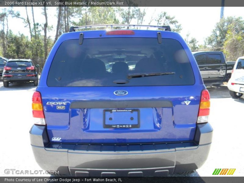 Sonic Blue Metallic / Medium/Dark Flint 2006 Ford Escape XLT V6