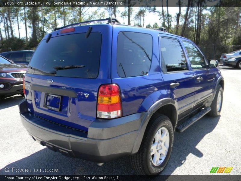 Sonic Blue Metallic / Medium/Dark Flint 2006 Ford Escape XLT V6