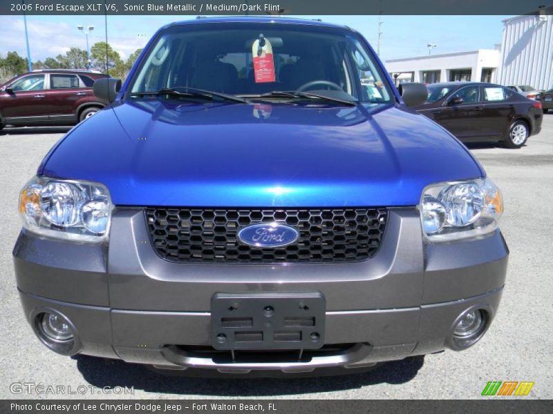 Sonic Blue Metallic / Medium/Dark Flint 2006 Ford Escape XLT V6