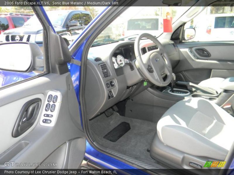 Sonic Blue Metallic / Medium/Dark Flint 2006 Ford Escape XLT V6