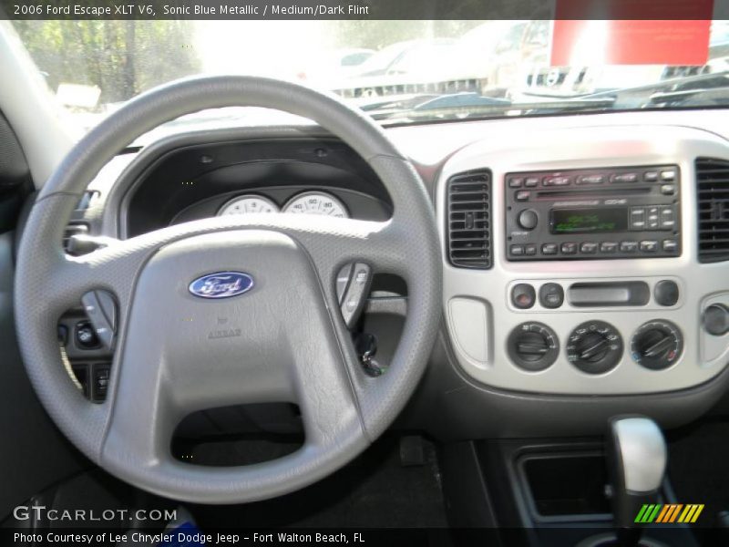 Sonic Blue Metallic / Medium/Dark Flint 2006 Ford Escape XLT V6