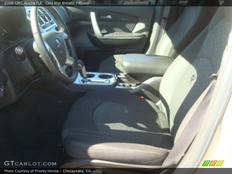 Gold Mist Metallic / Ebony 2008 GMC Acadia SLE