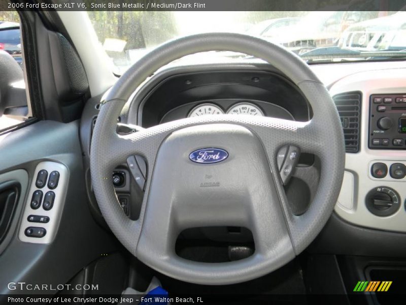 Sonic Blue Metallic / Medium/Dark Flint 2006 Ford Escape XLT V6