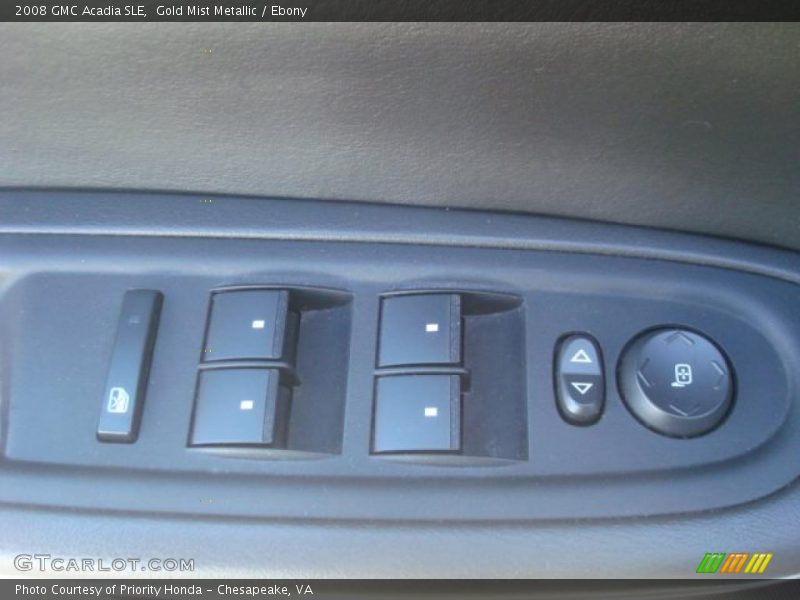 Gold Mist Metallic / Ebony 2008 GMC Acadia SLE