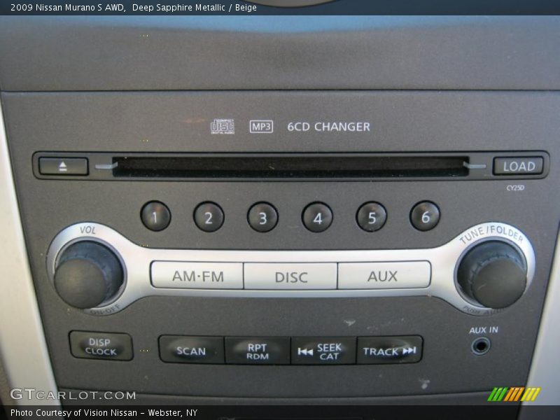 Deep Sapphire Metallic / Beige 2009 Nissan Murano S AWD