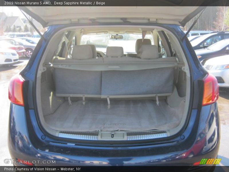 Deep Sapphire Metallic / Beige 2009 Nissan Murano S AWD