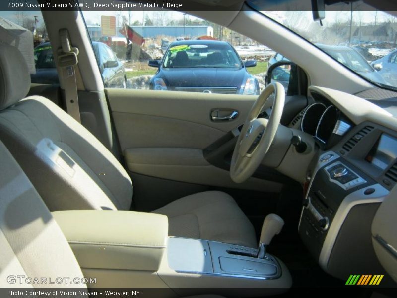 Deep Sapphire Metallic / Beige 2009 Nissan Murano S AWD