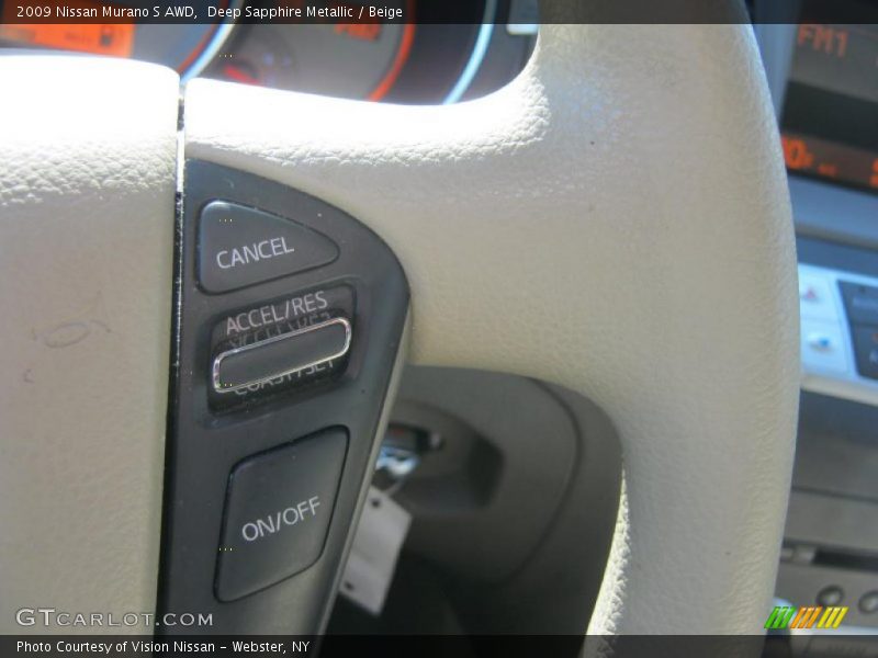 Deep Sapphire Metallic / Beige 2009 Nissan Murano S AWD