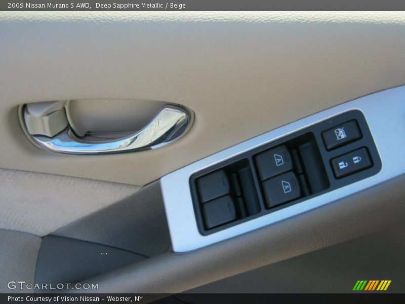 Deep Sapphire Metallic / Beige 2009 Nissan Murano S AWD