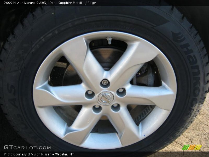 Deep Sapphire Metallic / Beige 2009 Nissan Murano S AWD