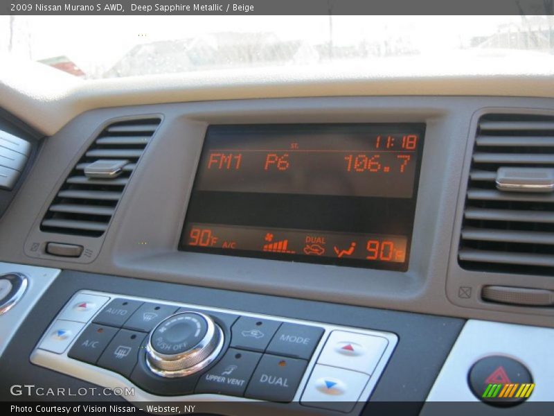 Deep Sapphire Metallic / Beige 2009 Nissan Murano S AWD