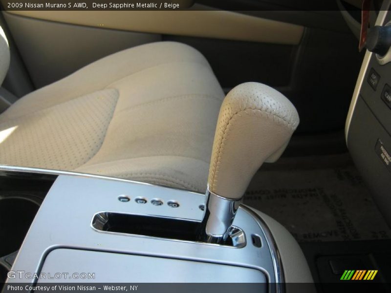 Deep Sapphire Metallic / Beige 2009 Nissan Murano S AWD