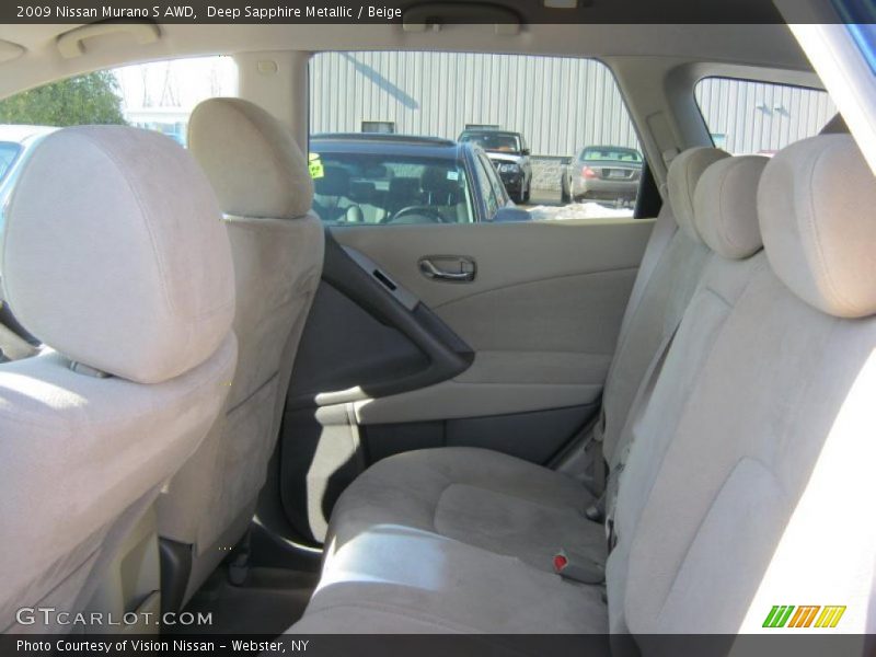 Deep Sapphire Metallic / Beige 2009 Nissan Murano S AWD