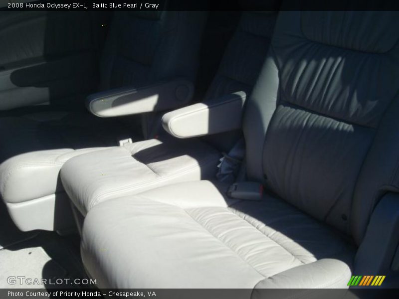 Baltic Blue Pearl / Gray 2008 Honda Odyssey EX-L