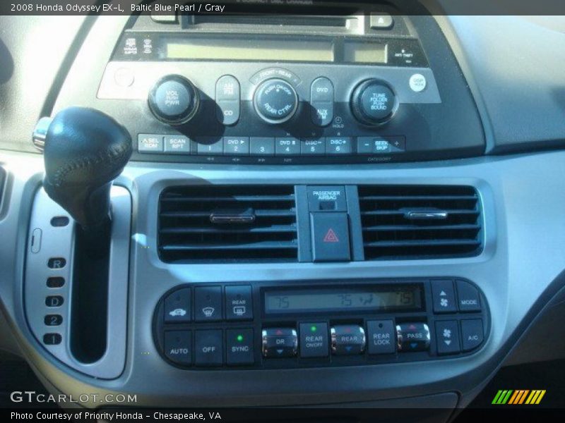 Baltic Blue Pearl / Gray 2008 Honda Odyssey EX-L