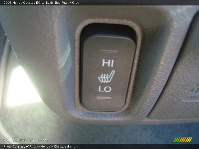 Baltic Blue Pearl / Gray 2008 Honda Odyssey EX-L