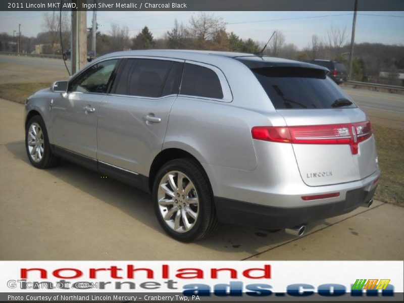 Ingot Silver Metallic / Charcoal Black 2011 Lincoln MKT AWD