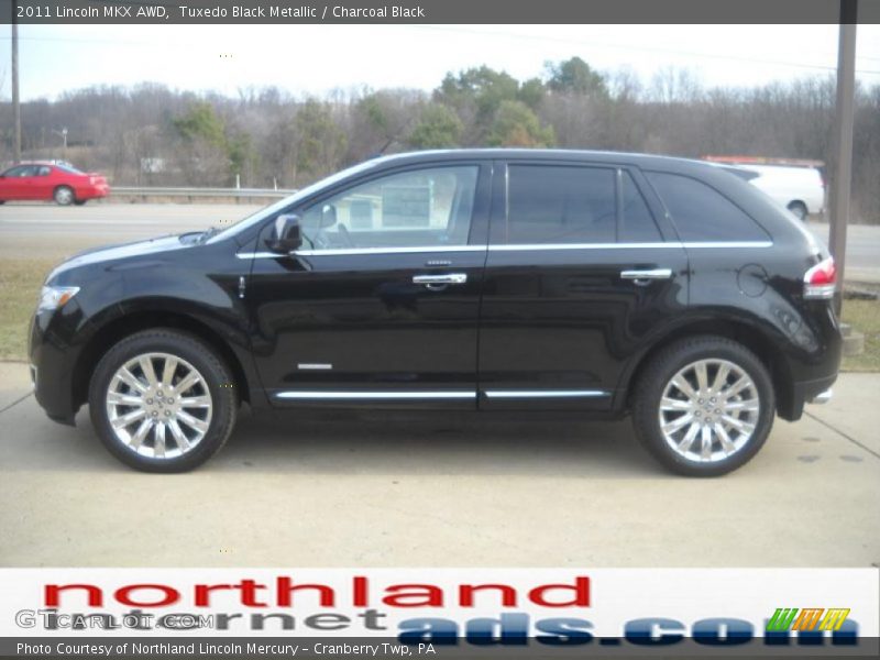 Tuxedo Black Metallic / Charcoal Black 2011 Lincoln MKX AWD