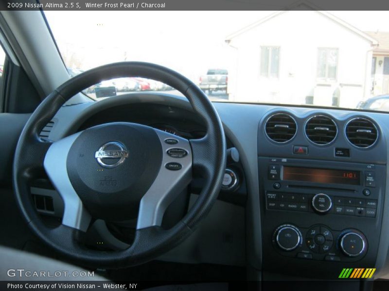 Winter Frost Pearl / Charcoal 2009 Nissan Altima 2.5 S