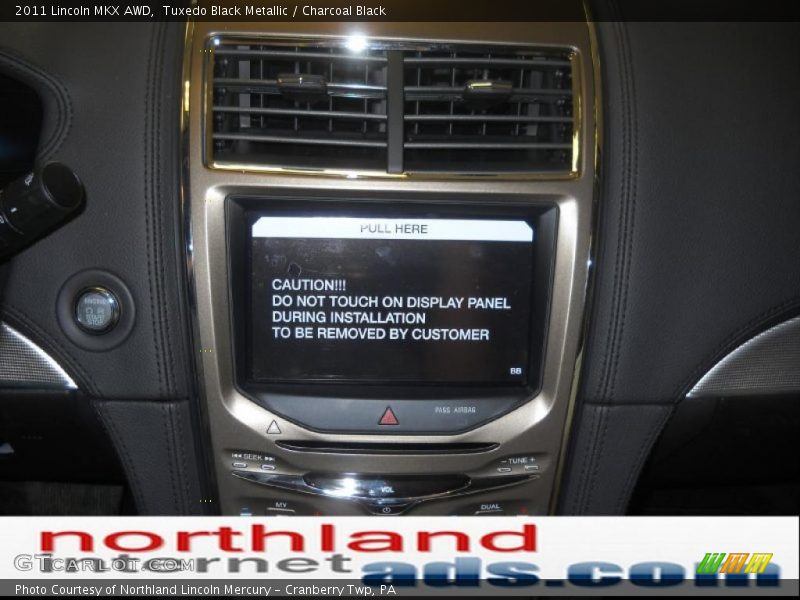 Tuxedo Black Metallic / Charcoal Black 2011 Lincoln MKX AWD
