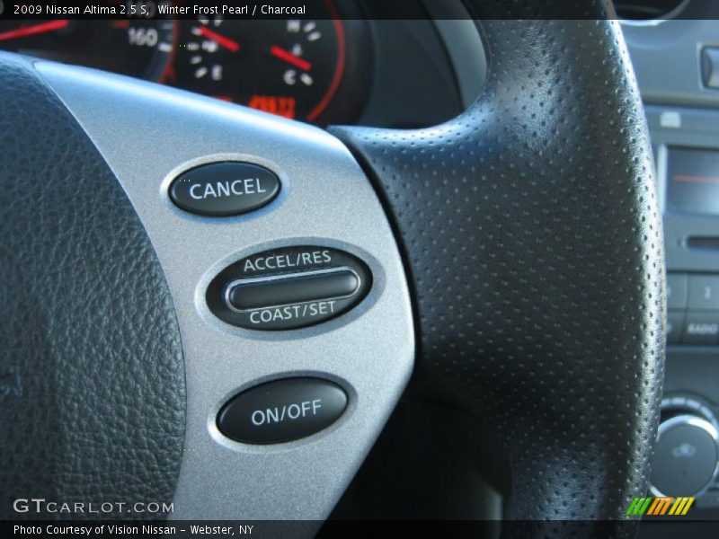 Winter Frost Pearl / Charcoal 2009 Nissan Altima 2.5 S