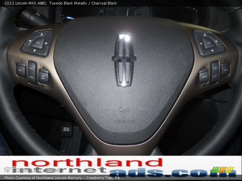 Tuxedo Black Metallic / Charcoal Black 2011 Lincoln MKX AWD