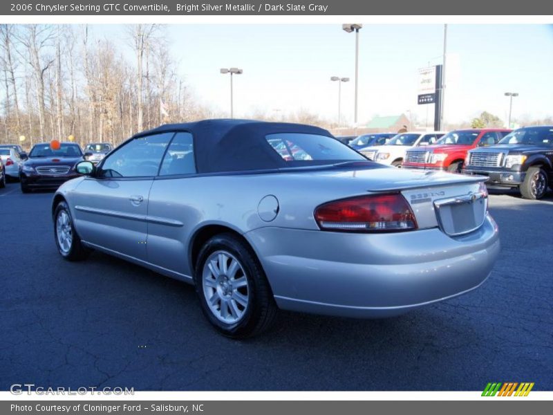 Bright Silver Metallic / Dark Slate Gray 2006 Chrysler Sebring GTC Convertible