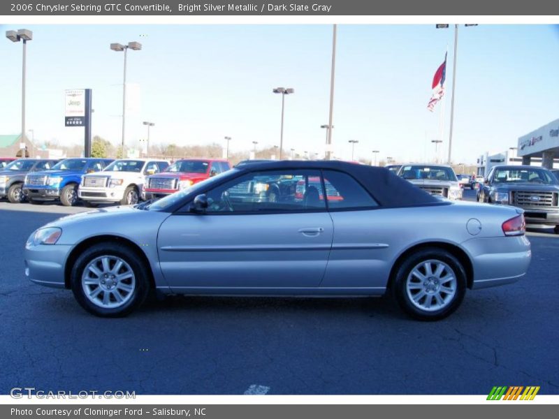 Bright Silver Metallic / Dark Slate Gray 2006 Chrysler Sebring GTC Convertible