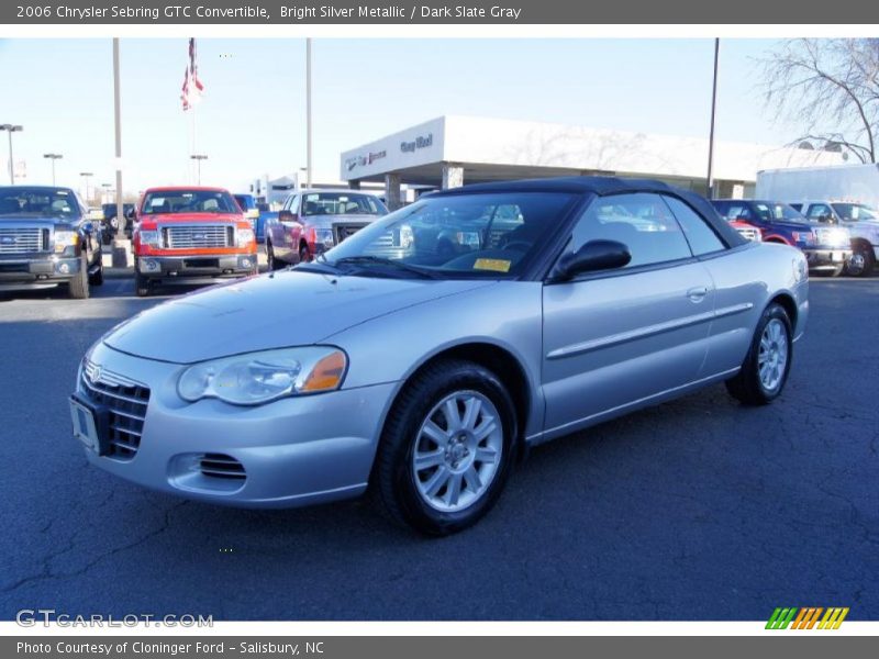 Bright Silver Metallic / Dark Slate Gray 2006 Chrysler Sebring GTC Convertible