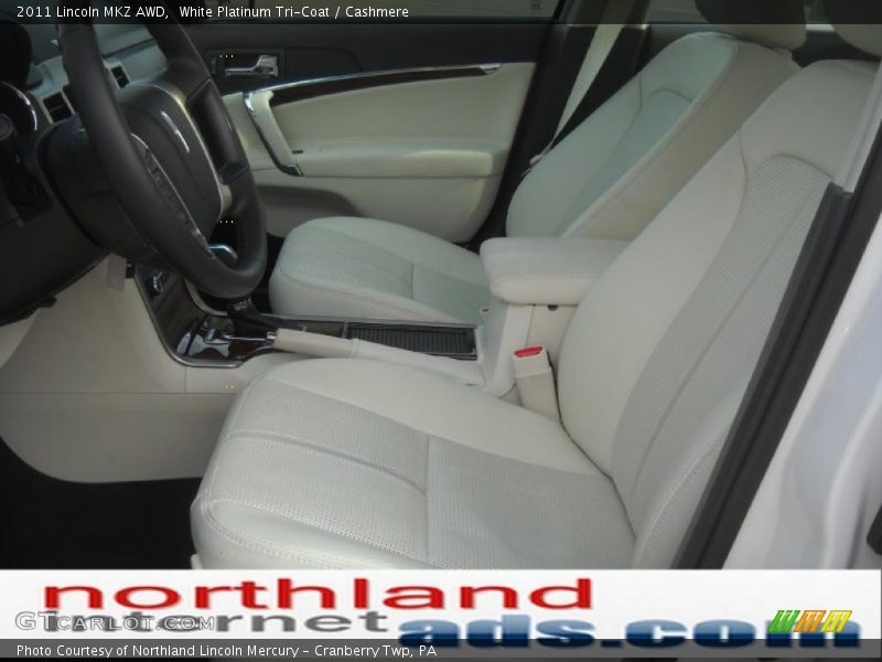 White Platinum Tri-Coat / Cashmere 2011 Lincoln MKZ AWD