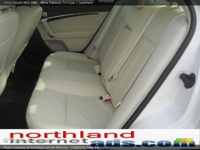 White Platinum Tri-Coat / Cashmere 2011 Lincoln MKZ AWD