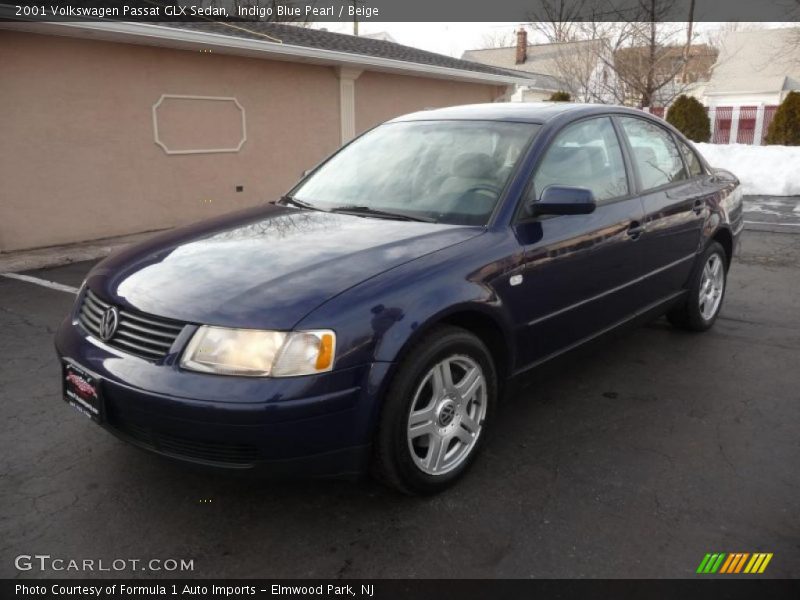 Indigo Blue Pearl / Beige 2001 Volkswagen Passat GLX Sedan