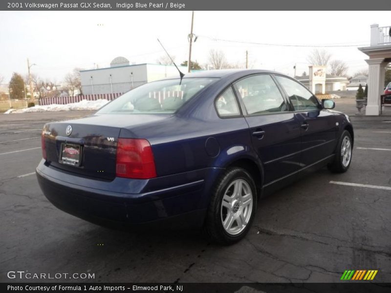 Indigo Blue Pearl / Beige 2001 Volkswagen Passat GLX Sedan