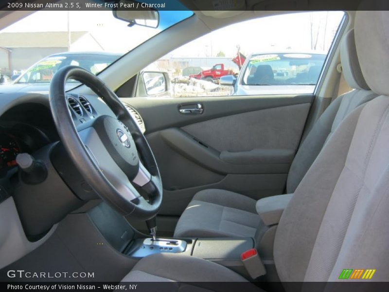 Winter Frost Pearl / Charcoal 2009 Nissan Altima 2.5 S