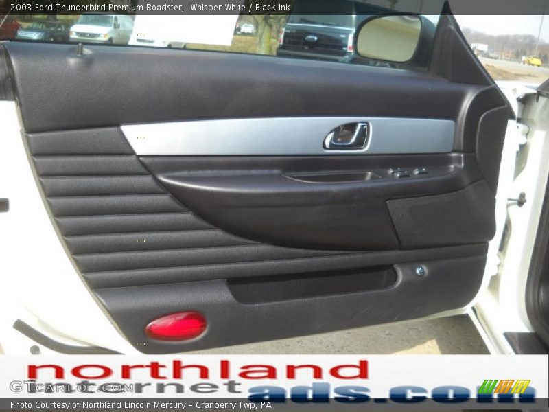 Whisper White / Black Ink 2003 Ford Thunderbird Premium Roadster