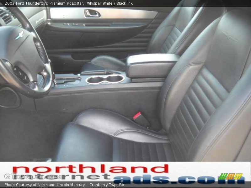 Whisper White / Black Ink 2003 Ford Thunderbird Premium Roadster