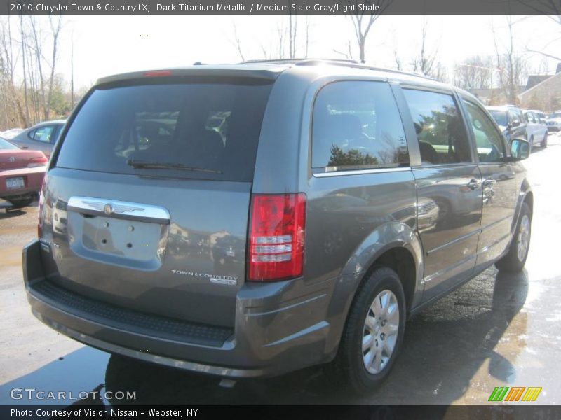 Dark Titanium Metallic / Medium Slate Gray/Light Shale 2010 Chrysler Town & Country LX